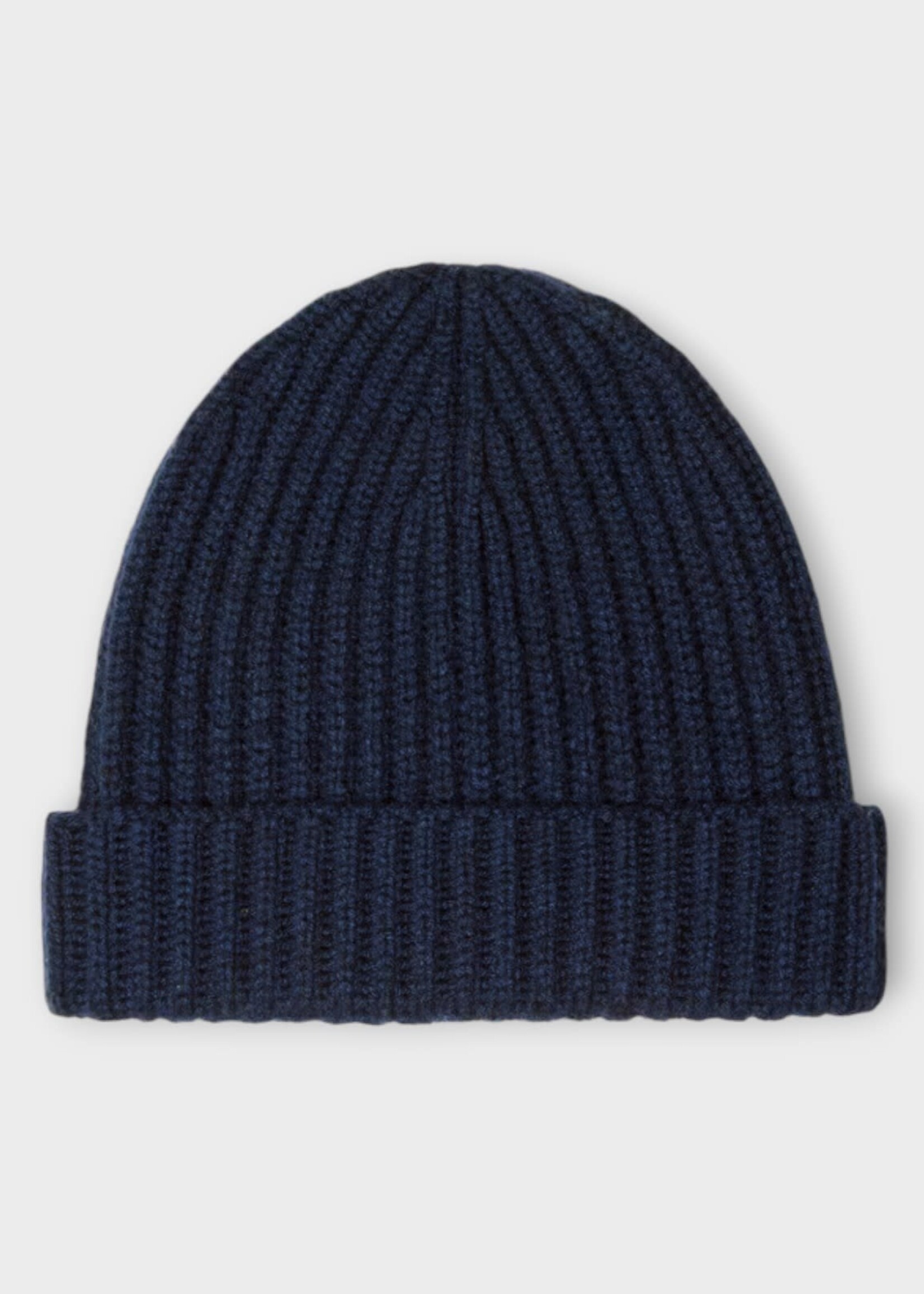 Loro Piana Loro Piana Hat, Blue, Cashmere English Ribbed Beanie In Argo Blue Melange