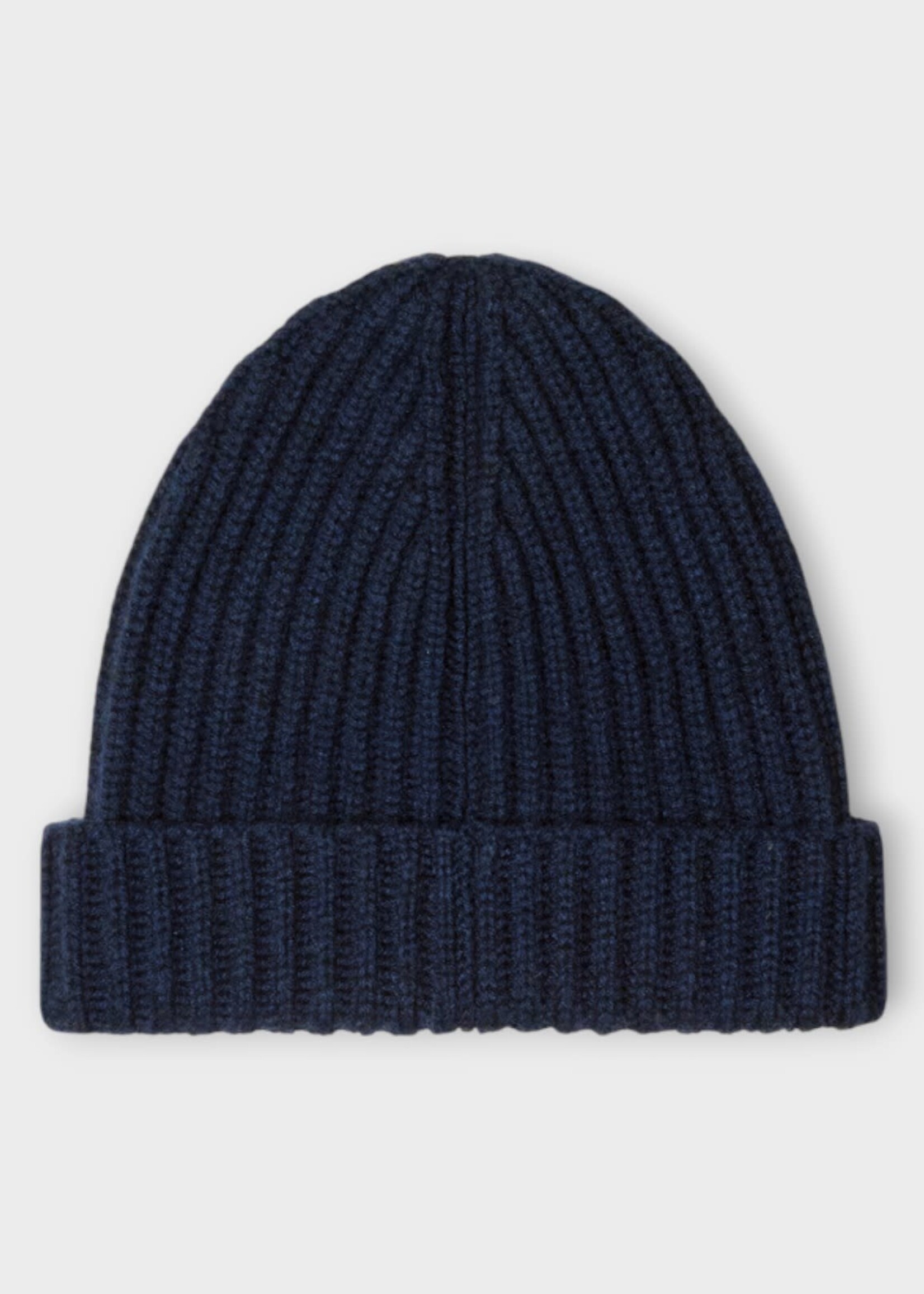 Loro Piana Loro Piana Hat, Blue, Cashmere English Ribbed Beanie In Argo Blue Melange