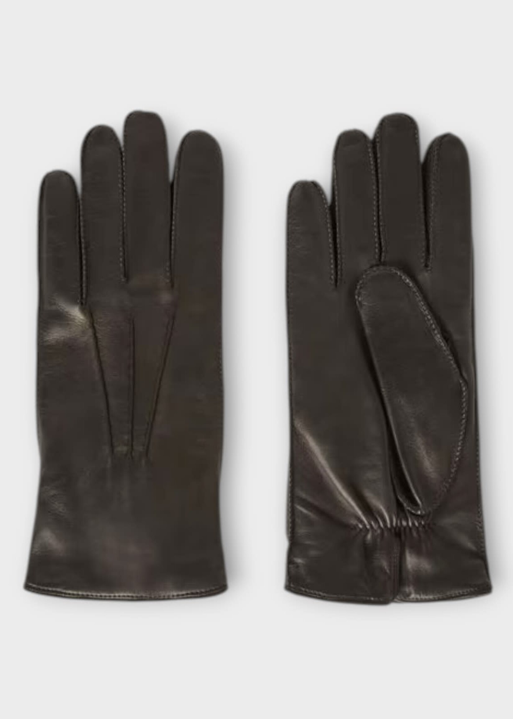 Loro Piana Loro Piana Gloves, Black, Harris Lambskin & Wool Gloves Plonge In Black
