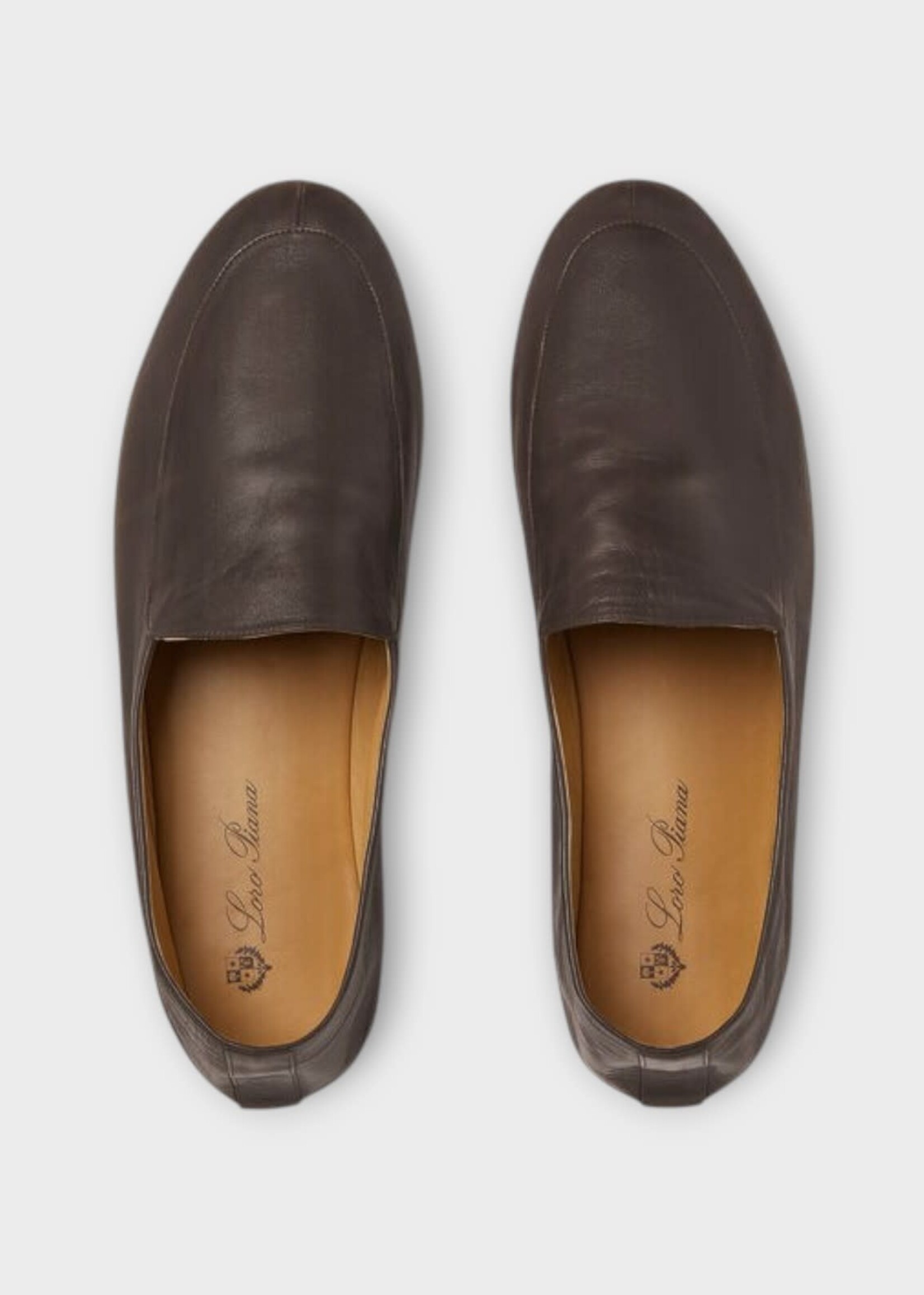 Loro Piana Loro Piana Loafers, Brown, Anton Walk Soft Lambskin Loafer In Moka