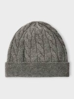 Loro Piana Loro Piana Hat, Grey, Cedar Cashmere Ribbed Ladies Beanie In Glacier Sky