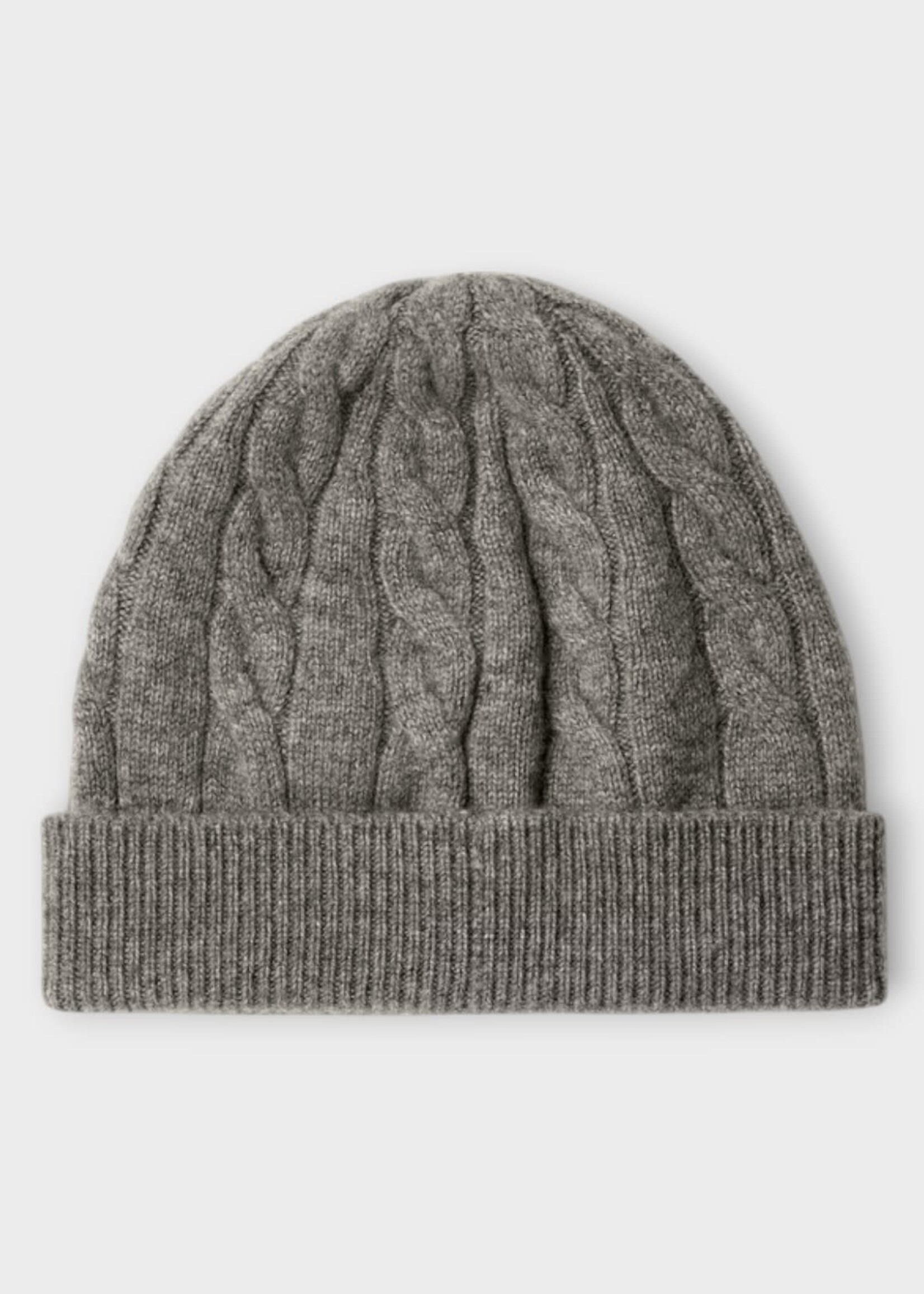 Loro Piana Loro Piana Hat, Grey, Cedar Cashmere Ribbed Ladies Beanie In Glacier Sky