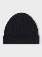 Loro Piana Loro Piana Hat, Navy, Cedar Cashmere Ribbed Beanie In Blue Navy