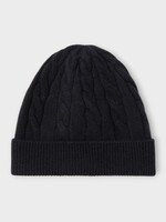 Loro Piana Loro Piana Hat, Navy, Cedar Cashmere Ribbed Ladies Beanie In Blue Navy