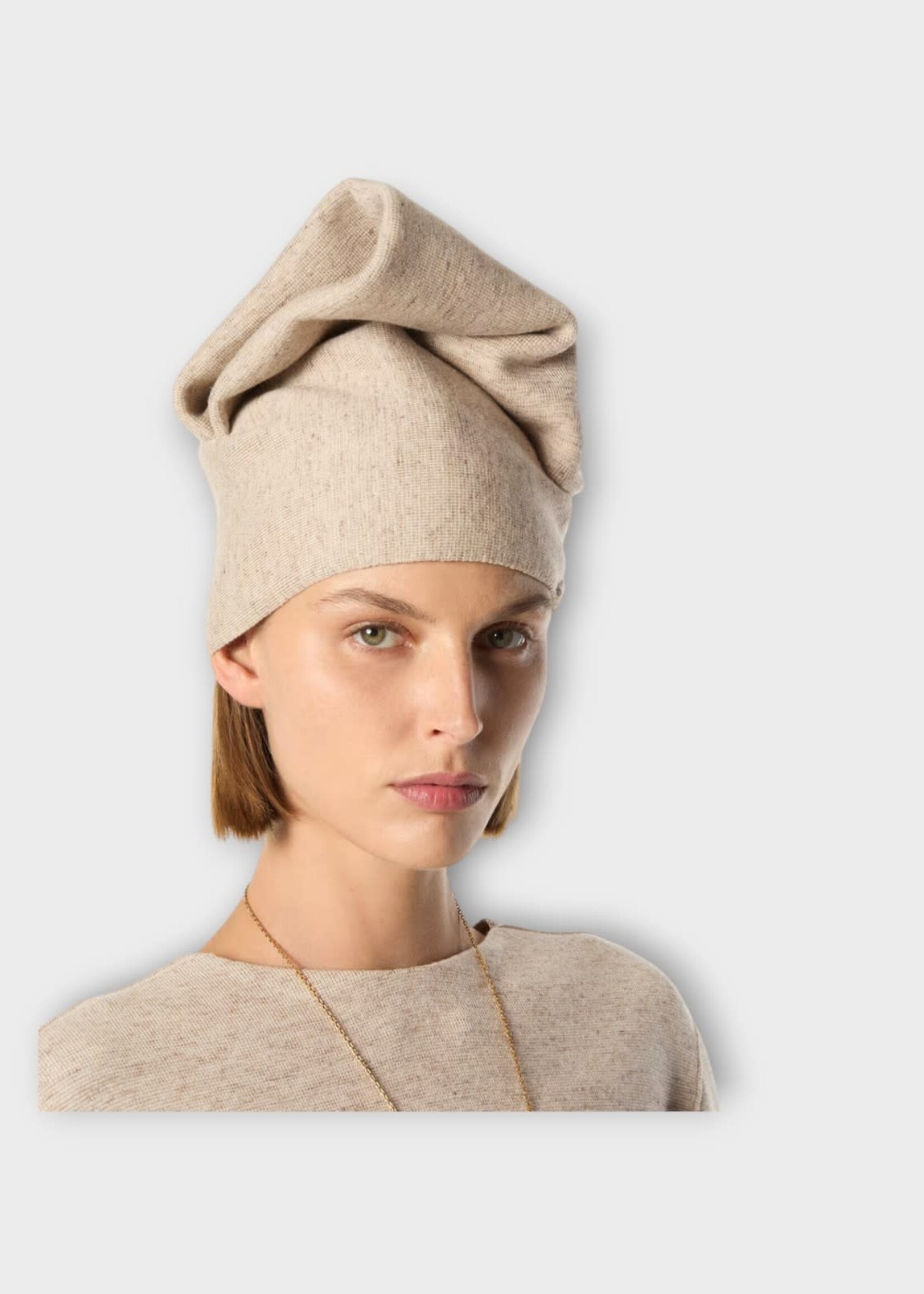 Loro Piana Loro Piana Hat, Beige, Willow Cashmere Hat In Quinoa Cream Bianco