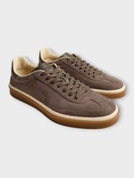 Loro Piana Loro Piana Sneakers, Grey, Tennis Walk Suede Leather In Warm Grey