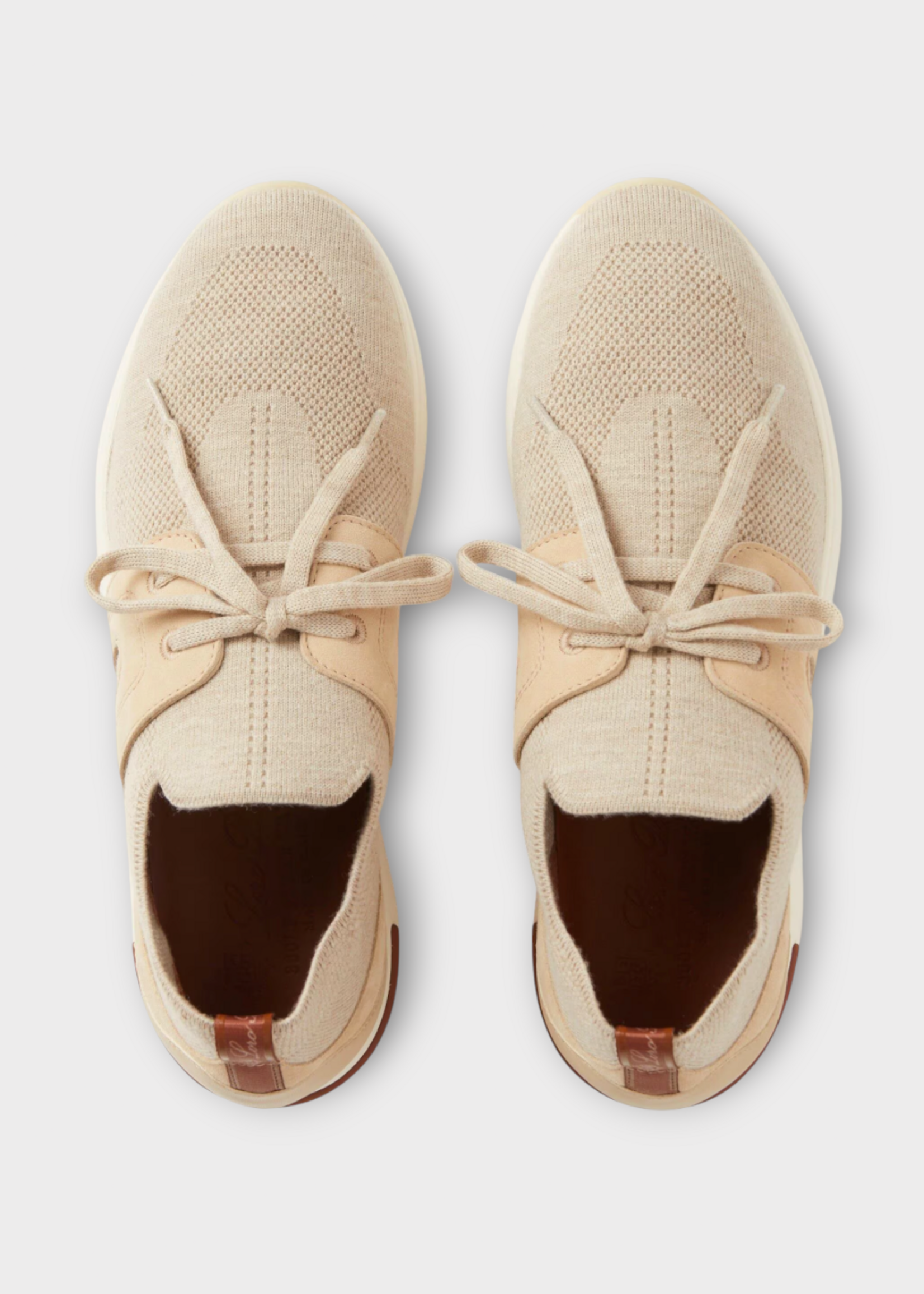 Loro Piana Loro Piana Sneakers, Beige, 360 Lady Flexy Walk Sneakers In Beige Melange