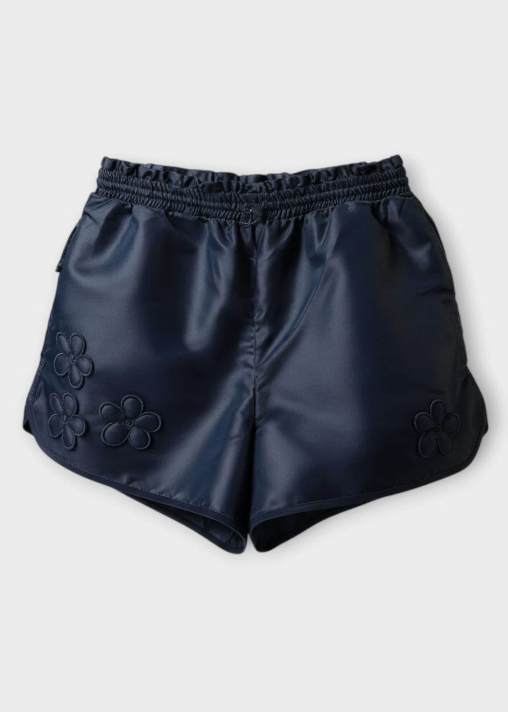 Cecilie Bahnsen Cecilie Bahnsen Shorts, Navy, Colette Nylon Technical Shorts in Navy