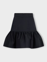 Patou Patou Skirt, Blue, Ruffle Mini Skirt In Night Blue