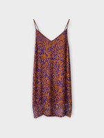 Dries Van Noten Dries Van Noten Dress, Multi, Denya Embroidered Sleeveless Mini Dress In Orange & Purple