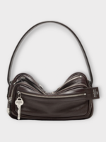 Acne Studio Acne Studio Bag, Brown, Camero Party Shoulder Bag In Chocolate Brown