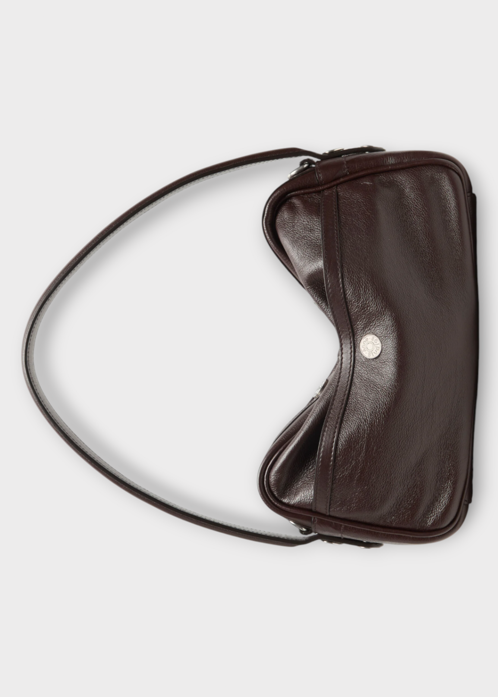 Acne Studio Acne Studio Bag, Brown, Camero Party Shoulder Bag In Chocolate Brown