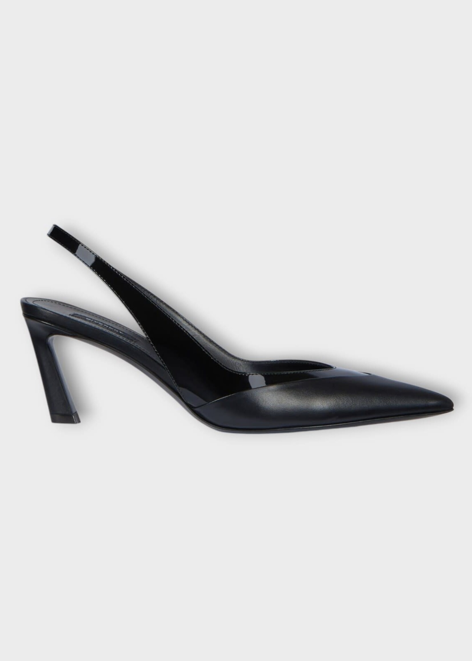Givenchy Givenchy Heels, Black, Leather Piky Slingback 65 Mm In Black