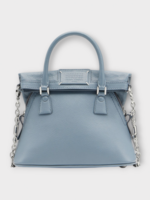 Maison Margiela Maison Margiela Bag, Grey, 5AC Leather Classique Micro Cross- Body Bag In Grey Blue