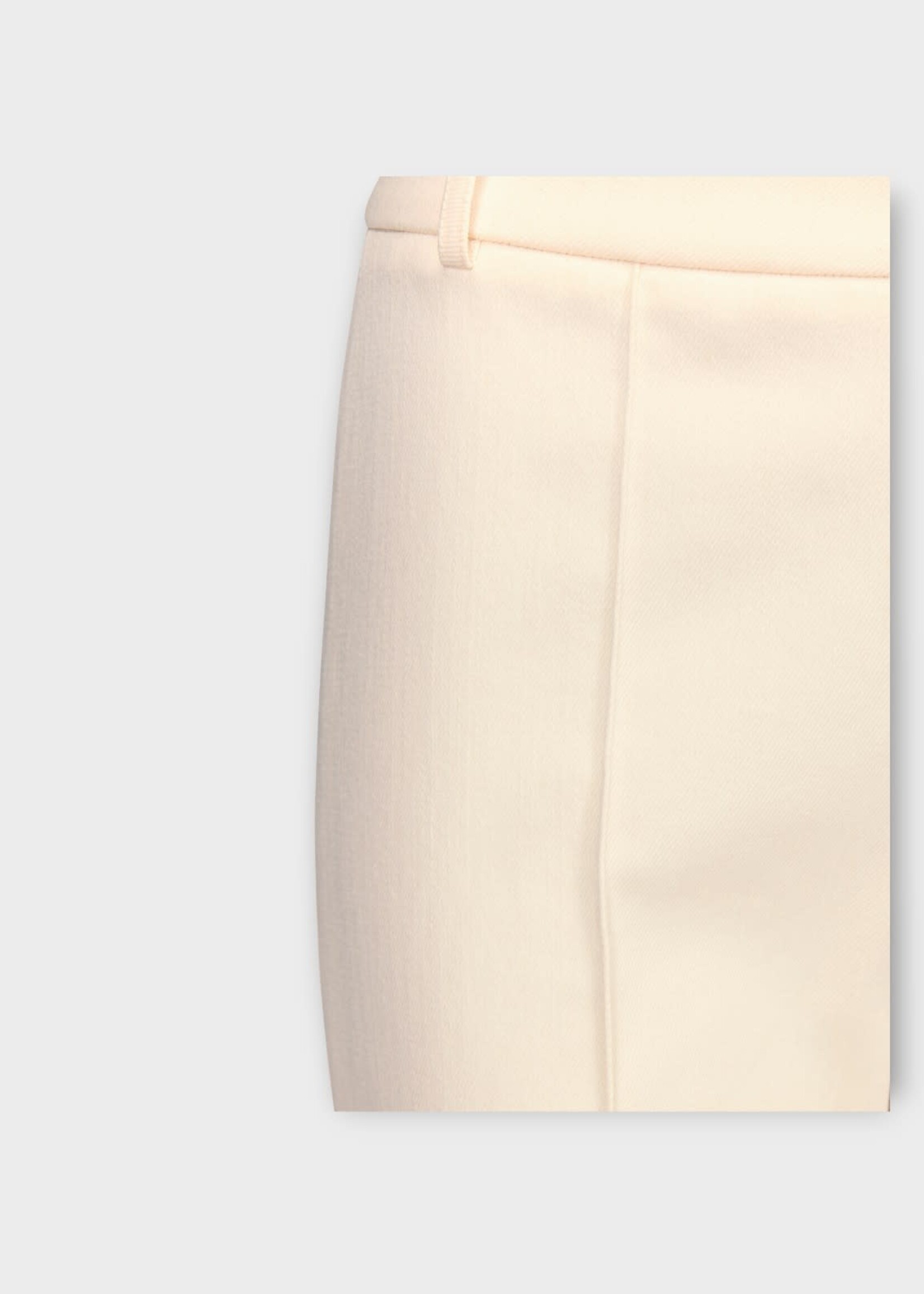 Destree Destree Jeans, Beige, Yoshitomo Cotton High Waisted Wide Leg Denim Pants in Ecru