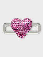 Poubel Poubel Charm, Print, Love Stoneset Painted Enamel w/ Sterling Silver