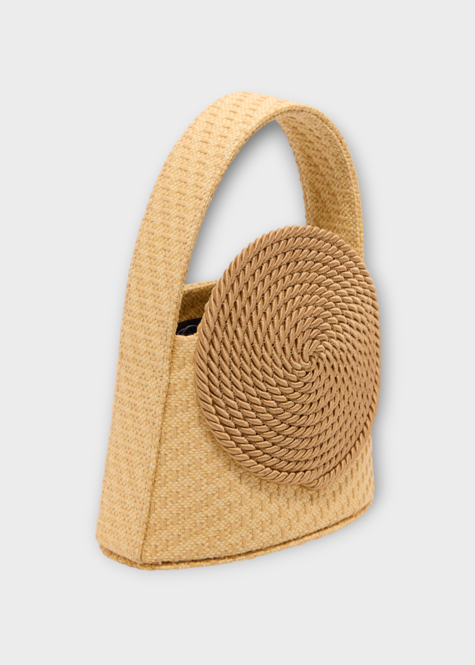 Destree Destree Bag, Beige, Gunther Small Straw Passementerie Cross-Body Bag in Beige