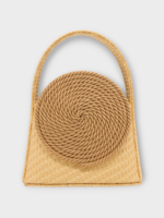 Destree Destree Bag, Beige, Gunther Small Straw Passementerie Cross-Body Bag in Beige