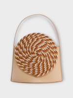 Destree Destree Bag, Multi, Gunther Calfskin Passementerie Cross-Body in Tabacco & Multicolour