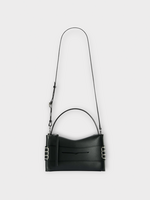 J.W. Anderson J.W. Anderson Bag, Black, Calf Leather Small Loafer Top Handle Bag In Black