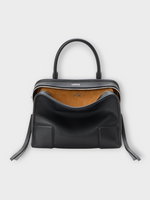 Loewe Loewe Bag, Black, Amazona 180 Calf Leather Top Handle Small Bag In Black