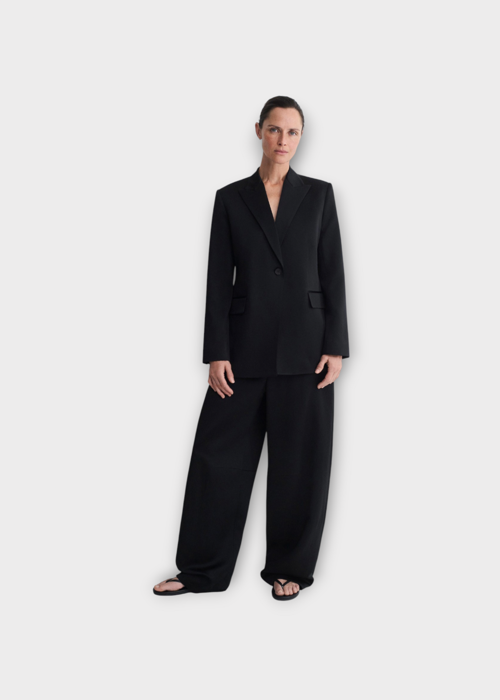 Partow Partow Jacket, Black, Bow Jacket Silk Blend Single Breasted Blazer