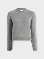 Khaite Khaite Knitwear, Grey, Leta Cashmere Crewneck Sweater in Fog