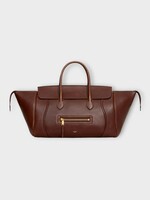 Celine Celine Bag, Brown, Medium Luggage Shiny Lamb Leather Hand Bag In Brick