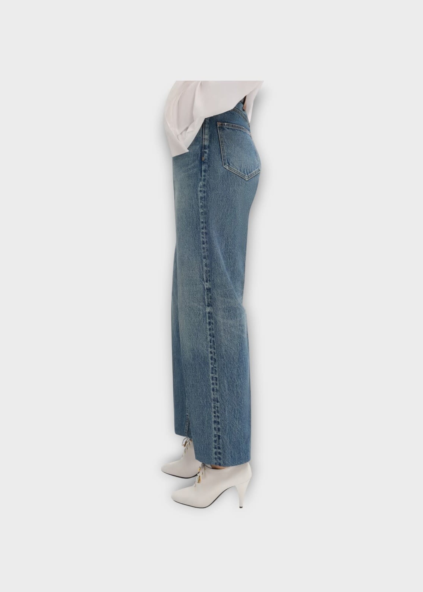 Celine Celine Jeans, Blue, Boyfriend Jeans 001 Cotton Denim Pants in Vivienne Glass