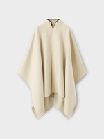 Loro Piana Loro Piana Scarf, White, Spagna Cashmere Bicolour Cape In Natural Melange