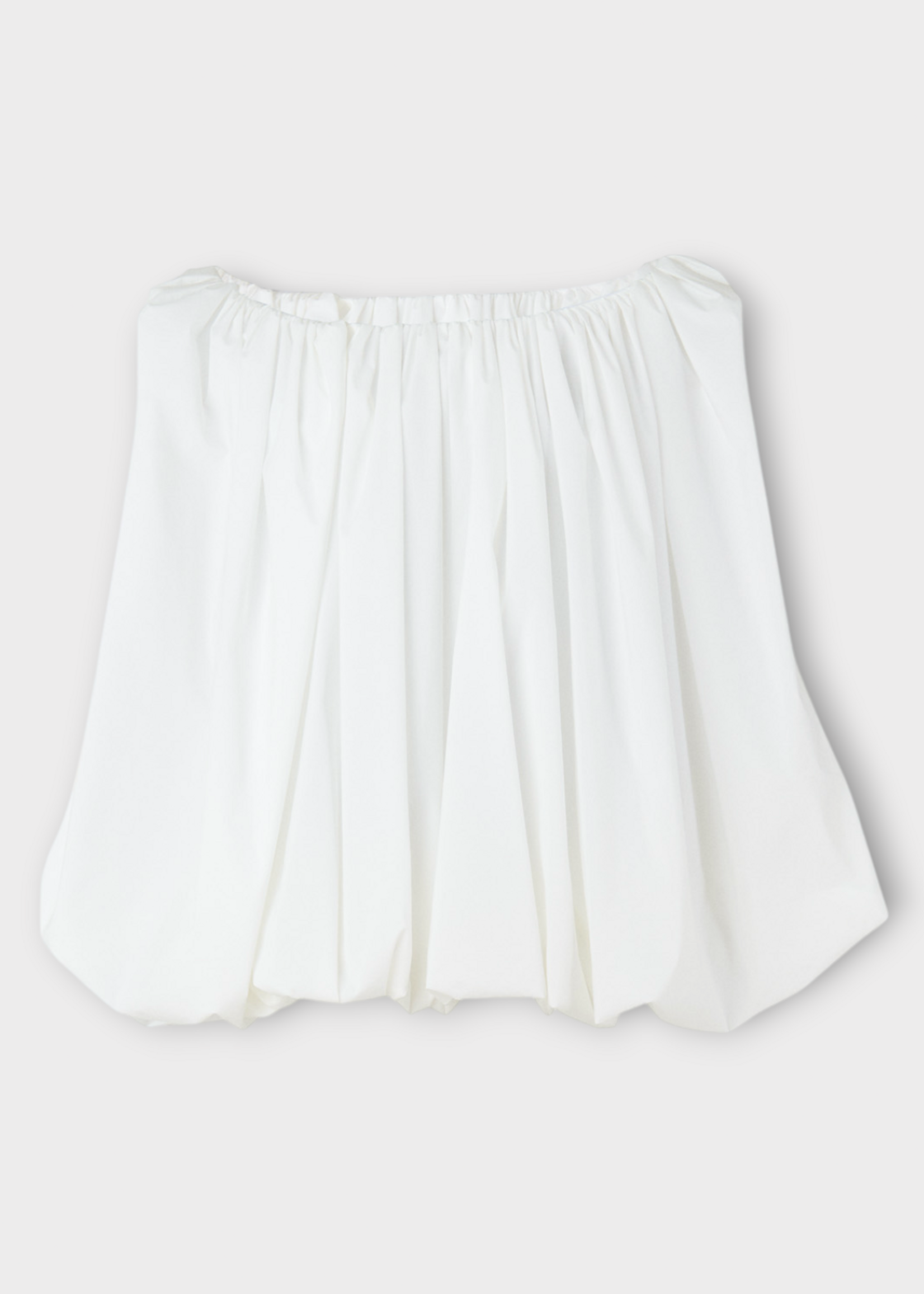 Jacquemus Jacquemus Top, White, Lavande Off Shoulder Draped Top In White