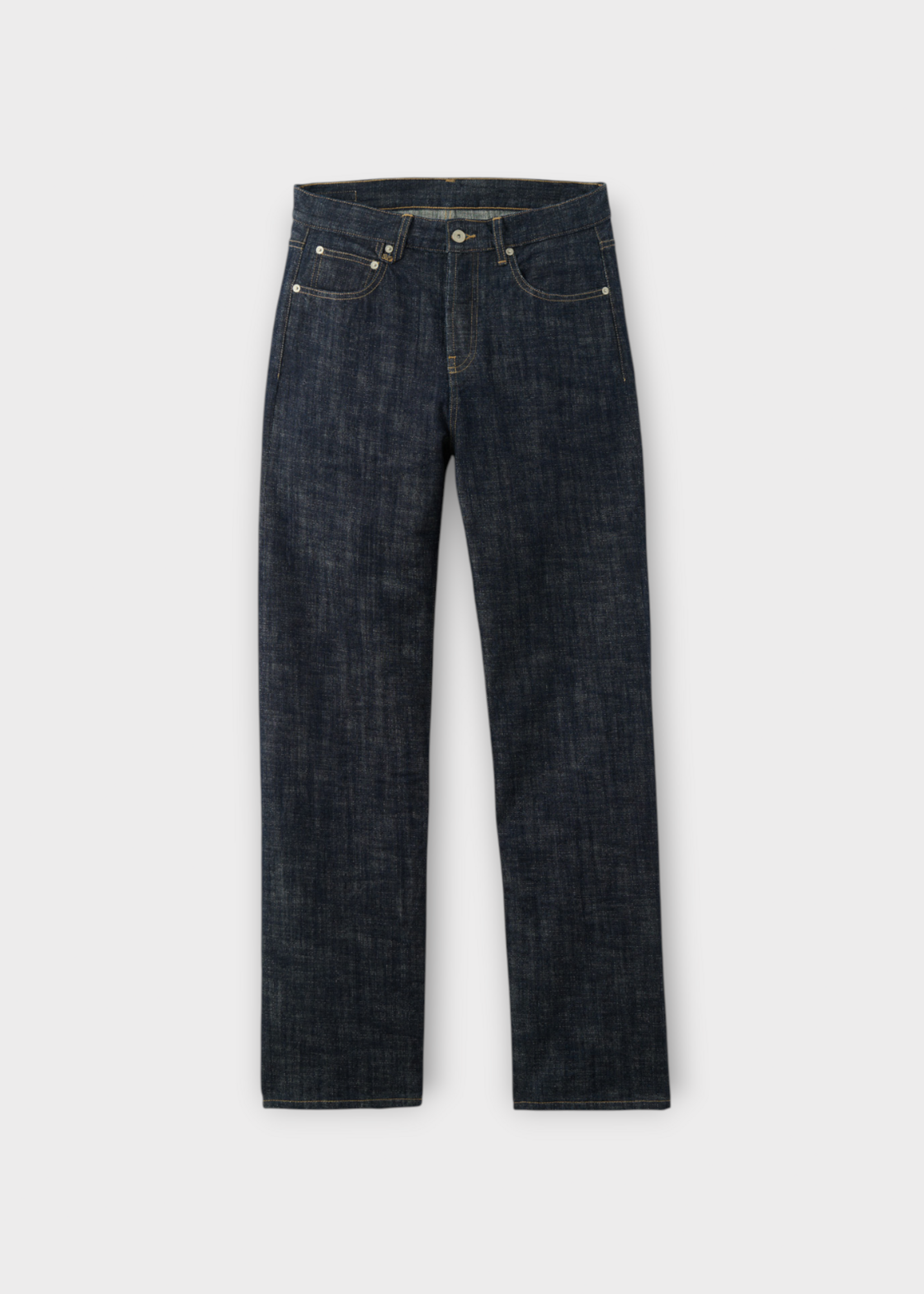 Jacquemus Jacquemus Jeans, Navy, Le De-Nimes Droit Straight Leg Denim Pants In Navy
