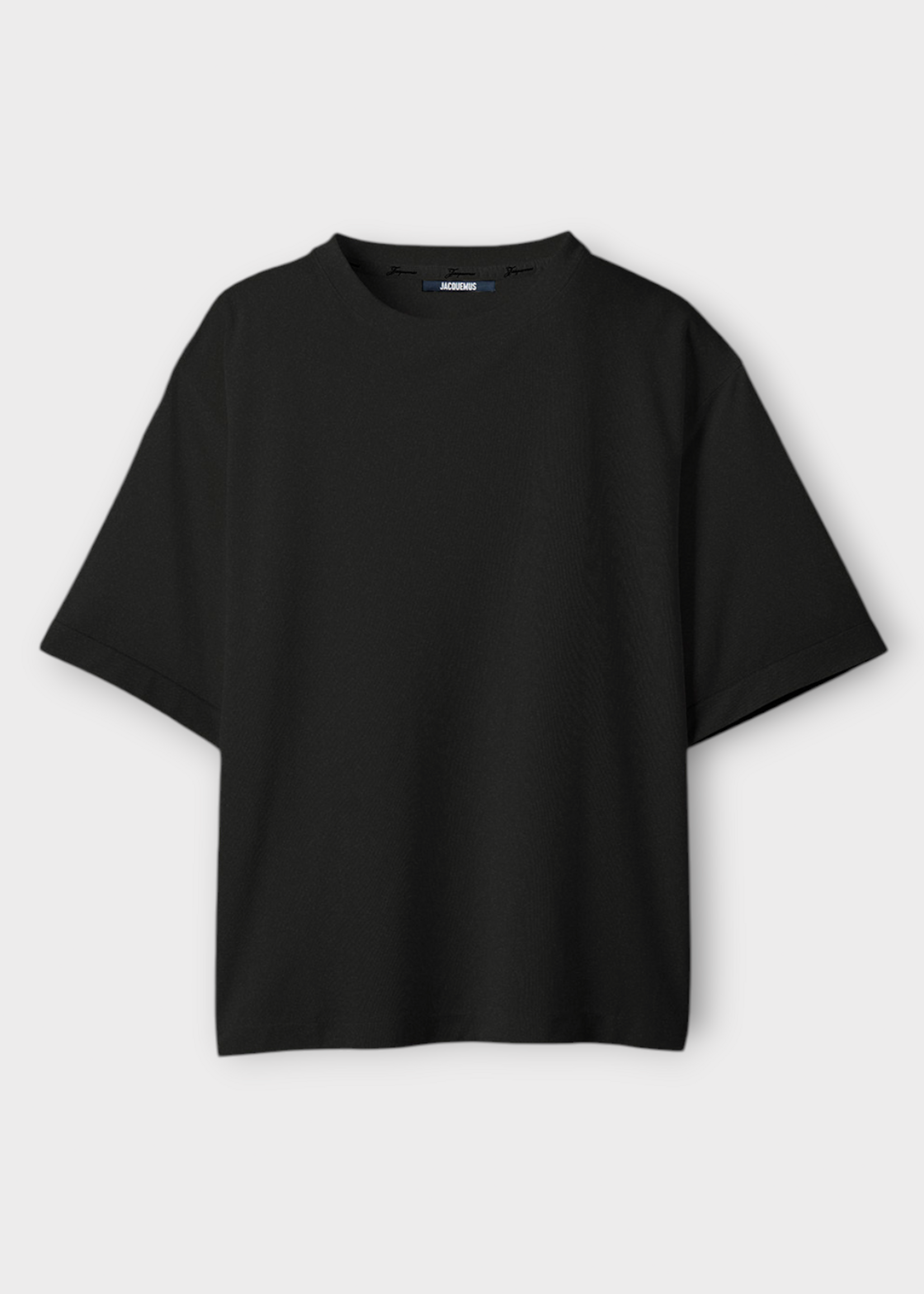 Jacquemus Jacquemus T-Shirt, Black, The Rond Carré Short Sleeve T-shirt In Black