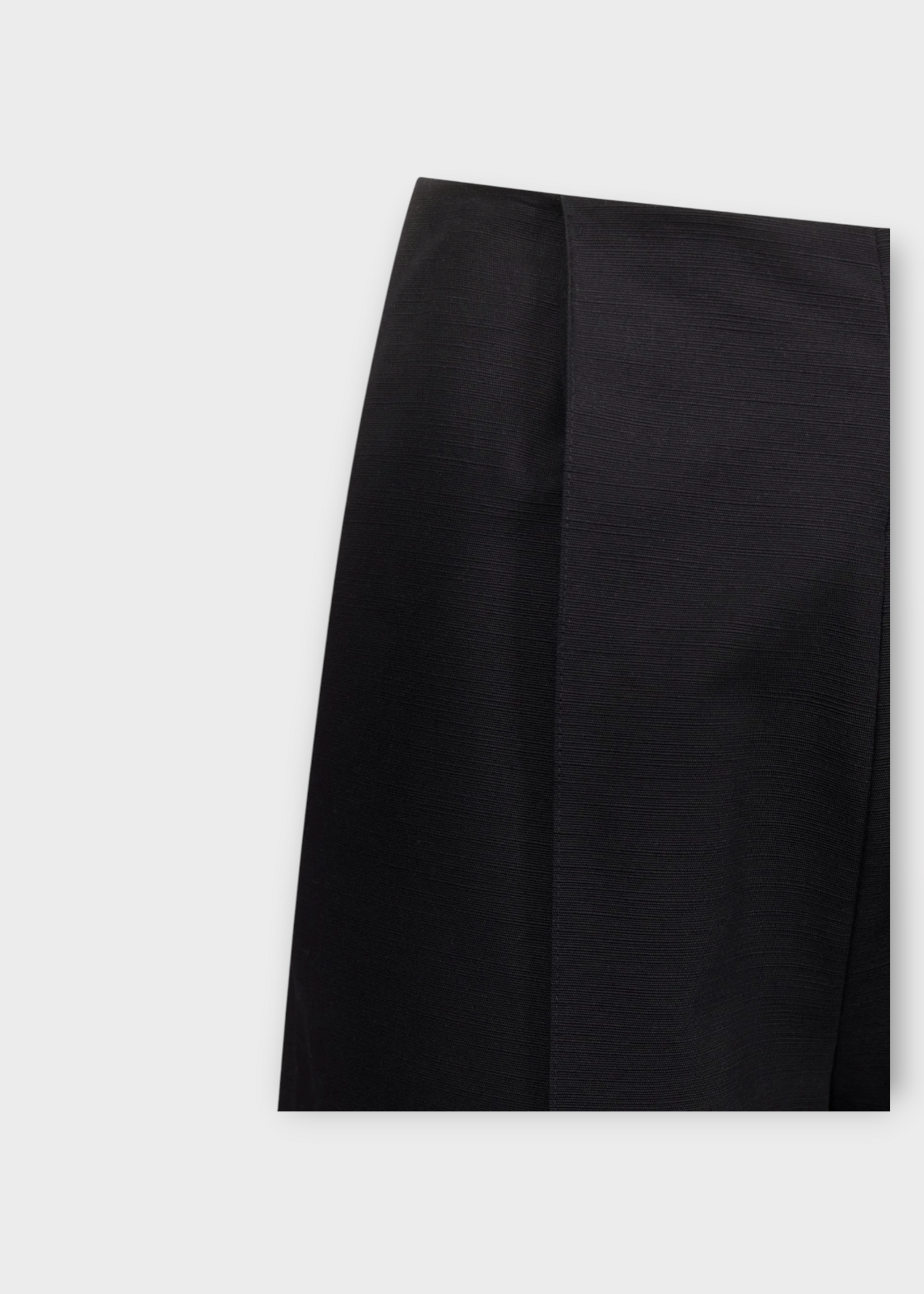 Destree Destree Trousers, Black, Martha Cotton Tailored Wide Legs Pants In Black