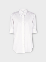 Dries Van Noten Dries Van Noten Shirt, White, Celindo Cotton Shorts Sleeve Shirt In White