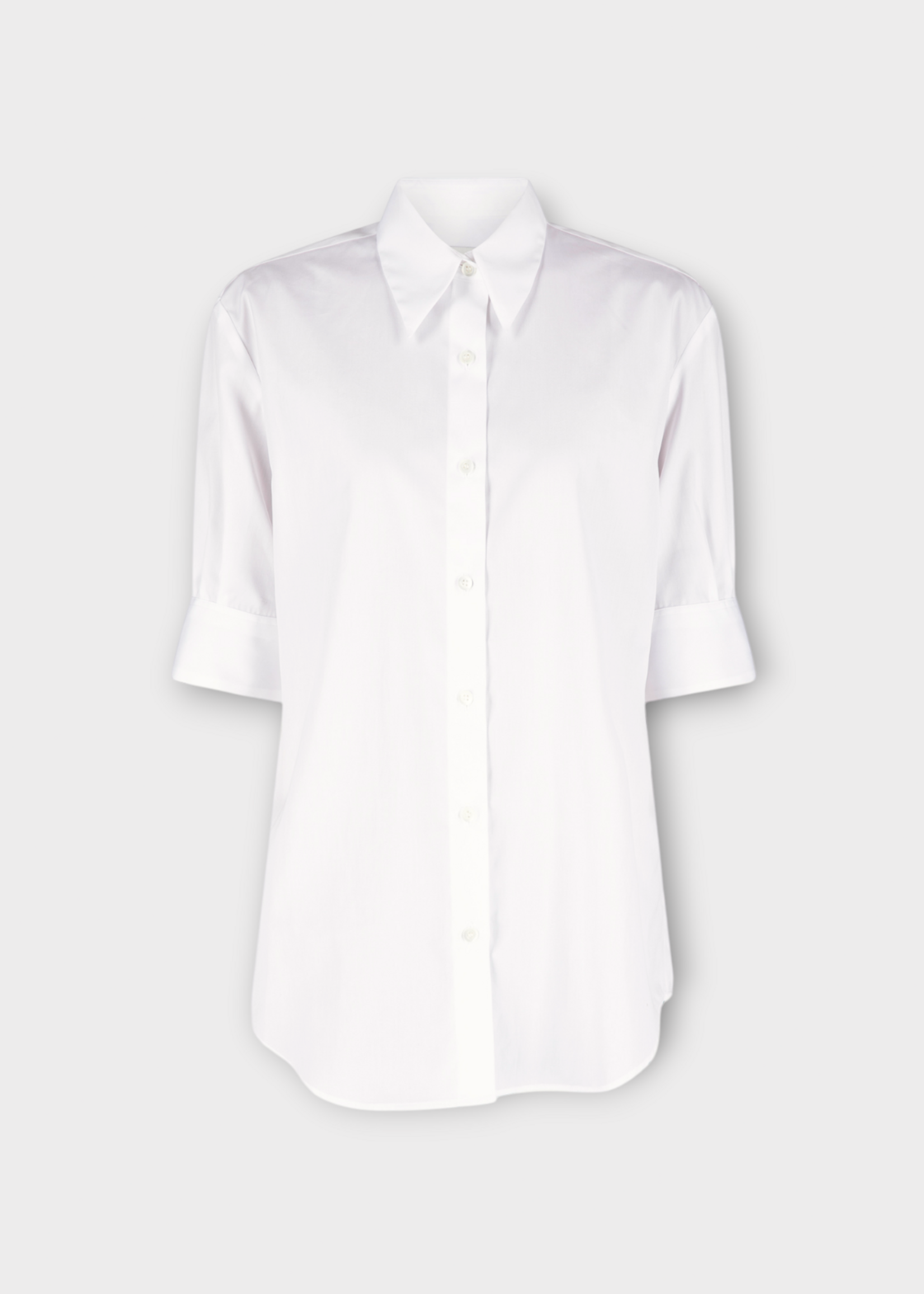 Dries Van Noten Dries Van Noten Shirt, White, Celindo Cotton Shorts Sleeve Shirt In White