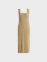 Khaite Khaite Dress, Beige, Lex Cotton & Silk Chain Midi Dress In Beige