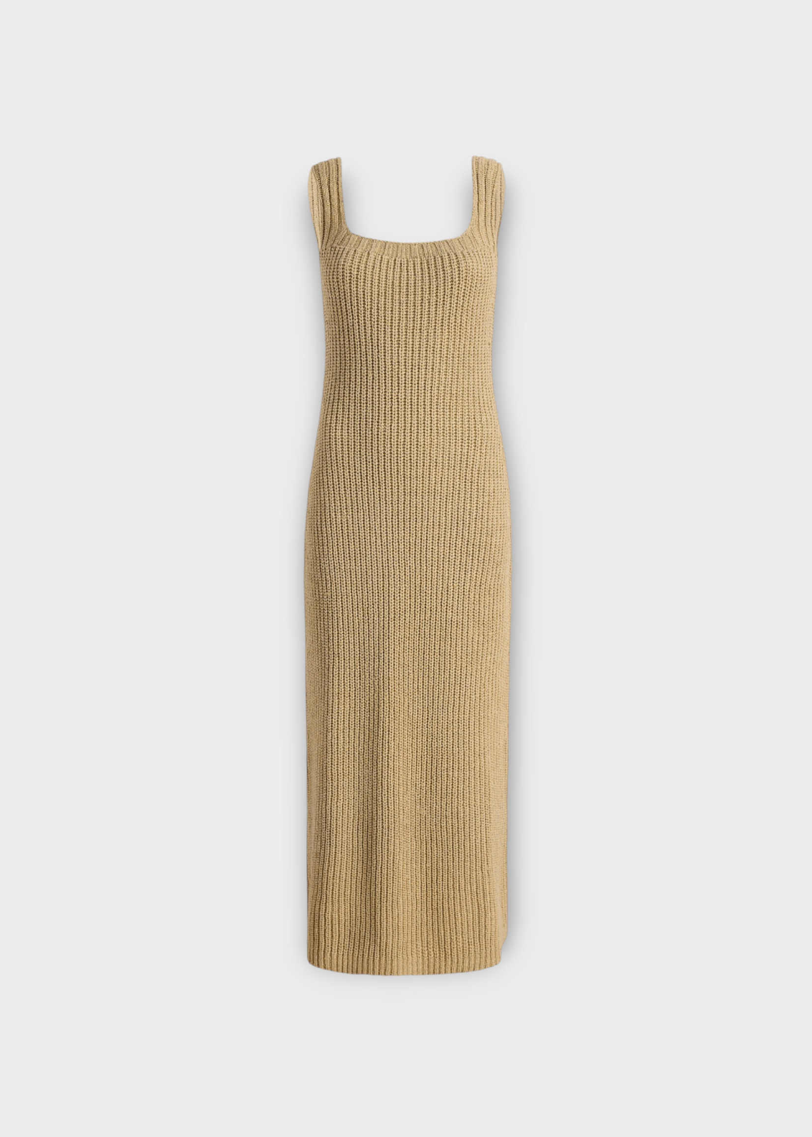 Khaite Khaite Dress, Beige, Lex Cotton & Silk Chain Midi Dress In Beige