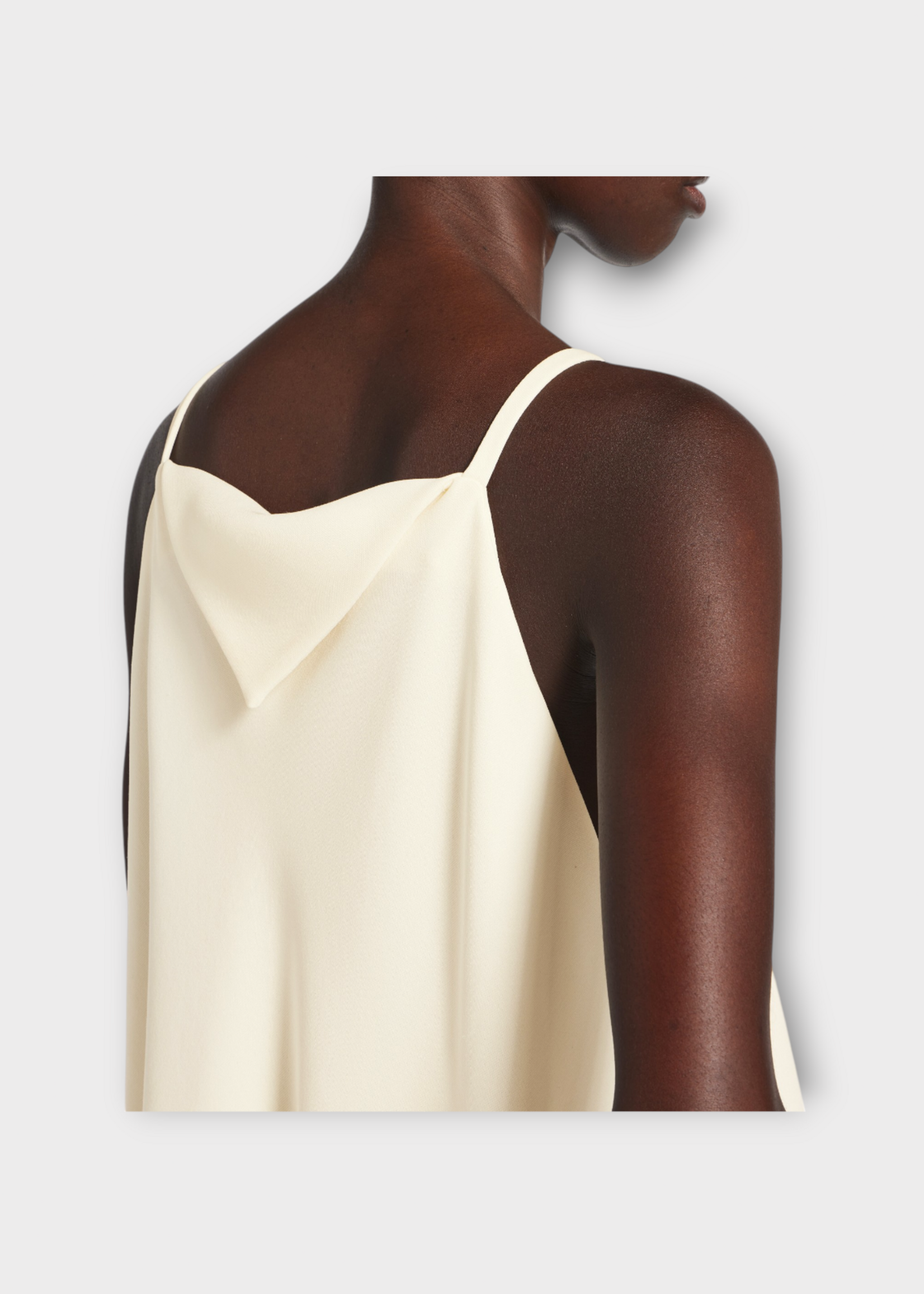 Balenciaga Balenciaga Top, White, Silk & Wool Scarf Top In Ivory #18