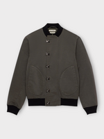 J.W. Anderson J.W.Anderson Jacket, Grey, Corded Cotton Deck Jacket In Dark Grey