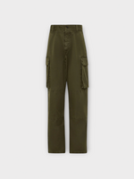 J.W.Anderson J.W.Anderson Trousers, Green, Cotton Cargo Trousers In Khaki