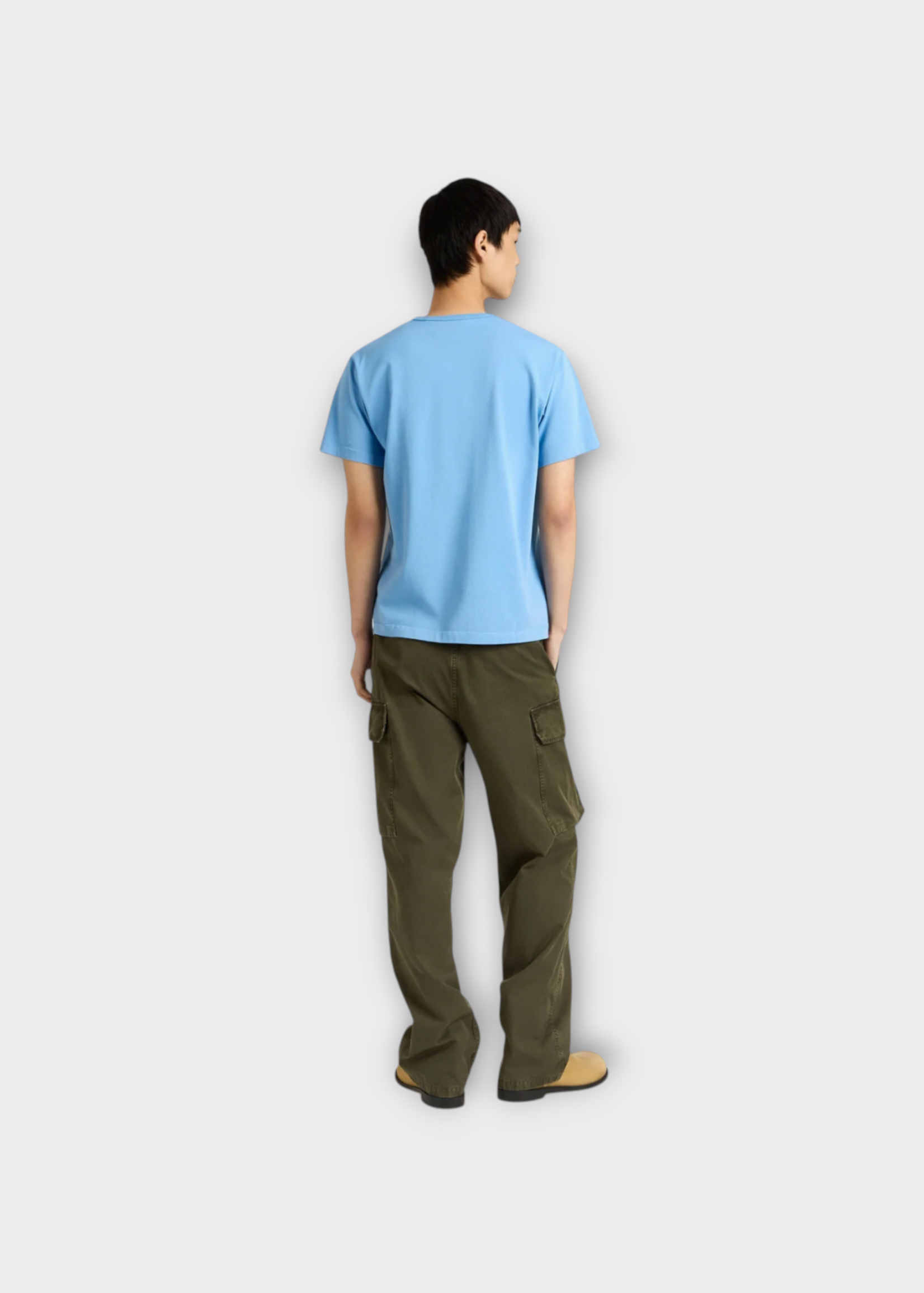 J.W. Anderson J.W. Anderson Trousers, Green, Cotton Cargo Trousers In Khaki