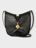Lanvin Lanvin Bag, Multi, Mesh Nano Bucket Bag In Black & White