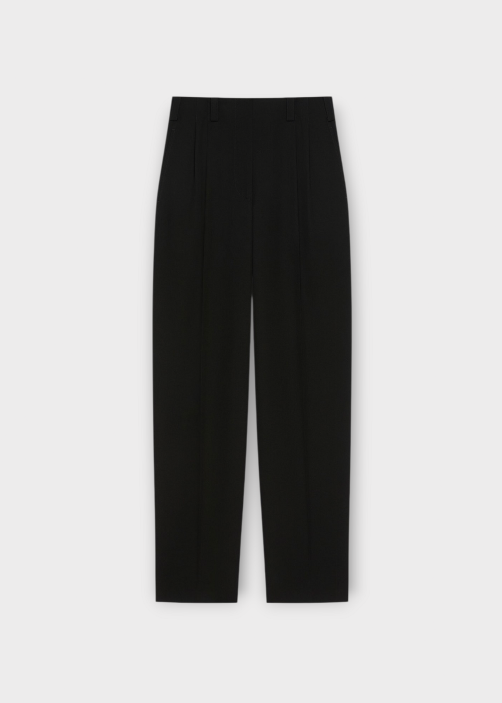Givenchy Givenchy Trousers, Black, Wool Double Pleats Pants