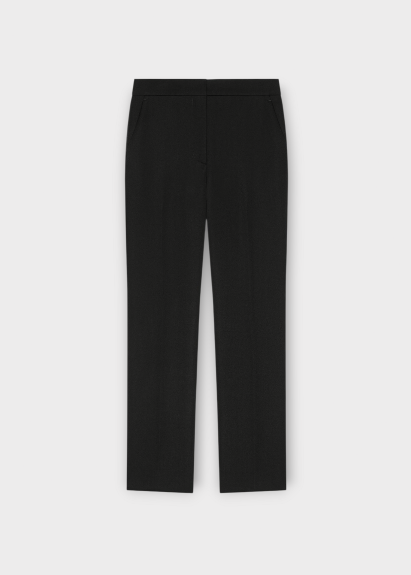 Givenchy Givenchy Trousers, Black, Crepe Cady Slim Fit Ankle Length Tailored Pants