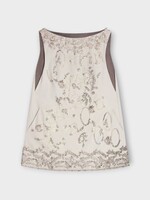 Dries Van Noten Dries Van Noten Dress, Grey, Dabel Sleeveless Embroidered Mini Dress In Light Grey