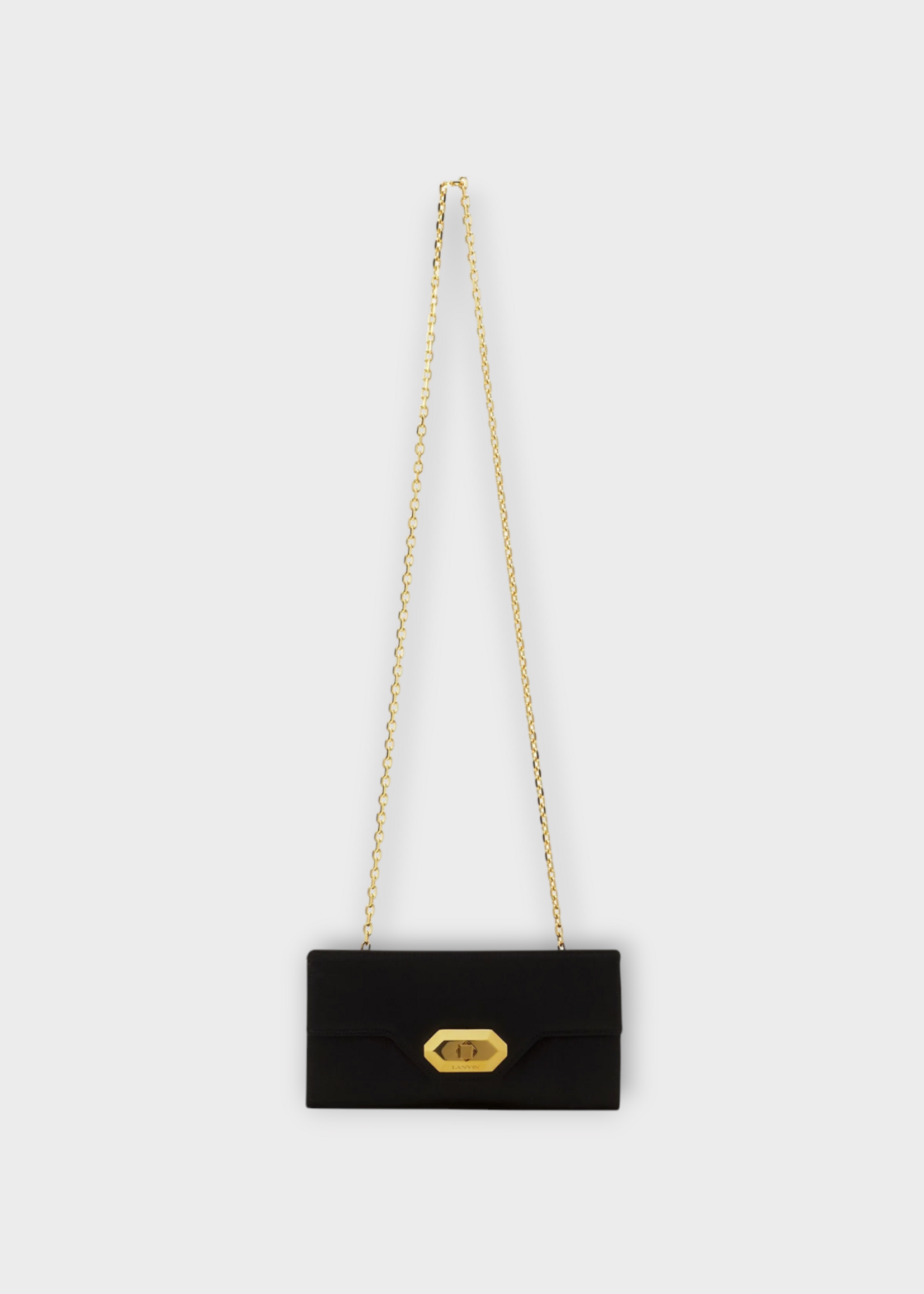 Lanvin Lanvin Bag, Black, Invitation Evening Pouch Small In Black