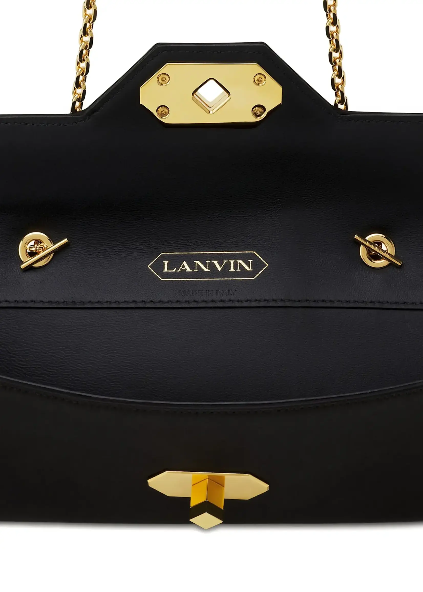 Lanvin Lanvin Bag, Black, Invitation Evening Pouch Small In Black