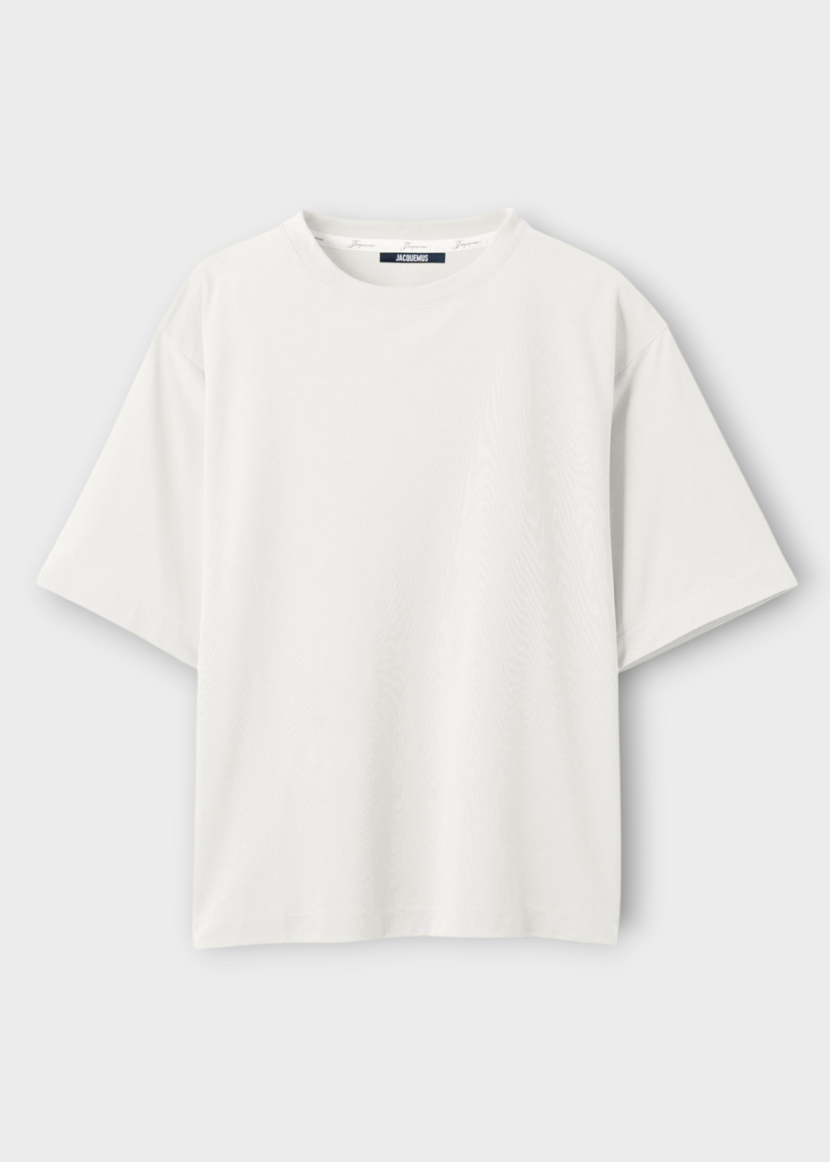 Jacquemus Jacquemus T-Shirt, White, The Rond Carré Short Sleeve T-shirt In White