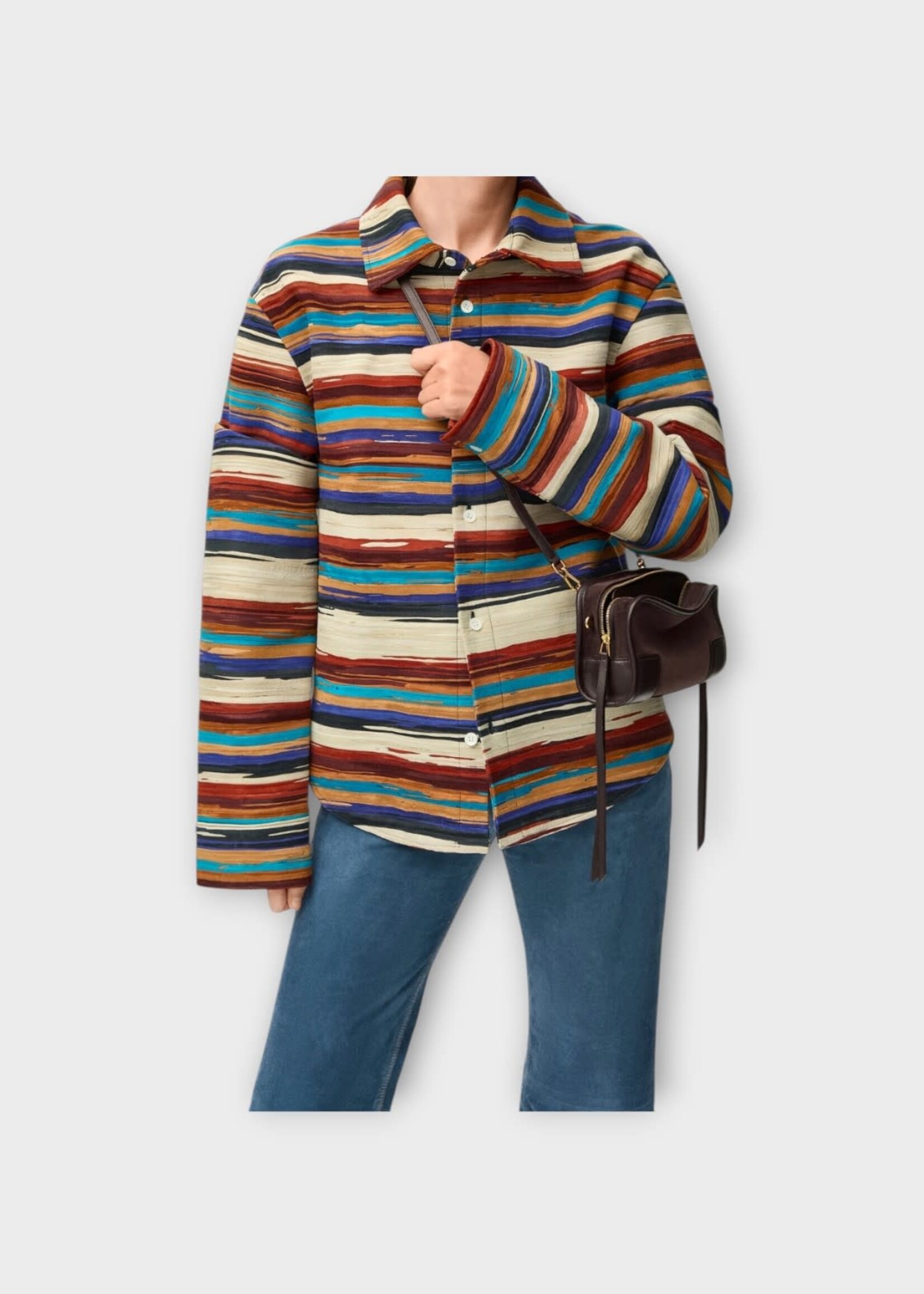 Loewe Loewe Bag, Brown, Amazona 180 Calf Suede Leather Top Handle Mini Bag In Dark Chestnut